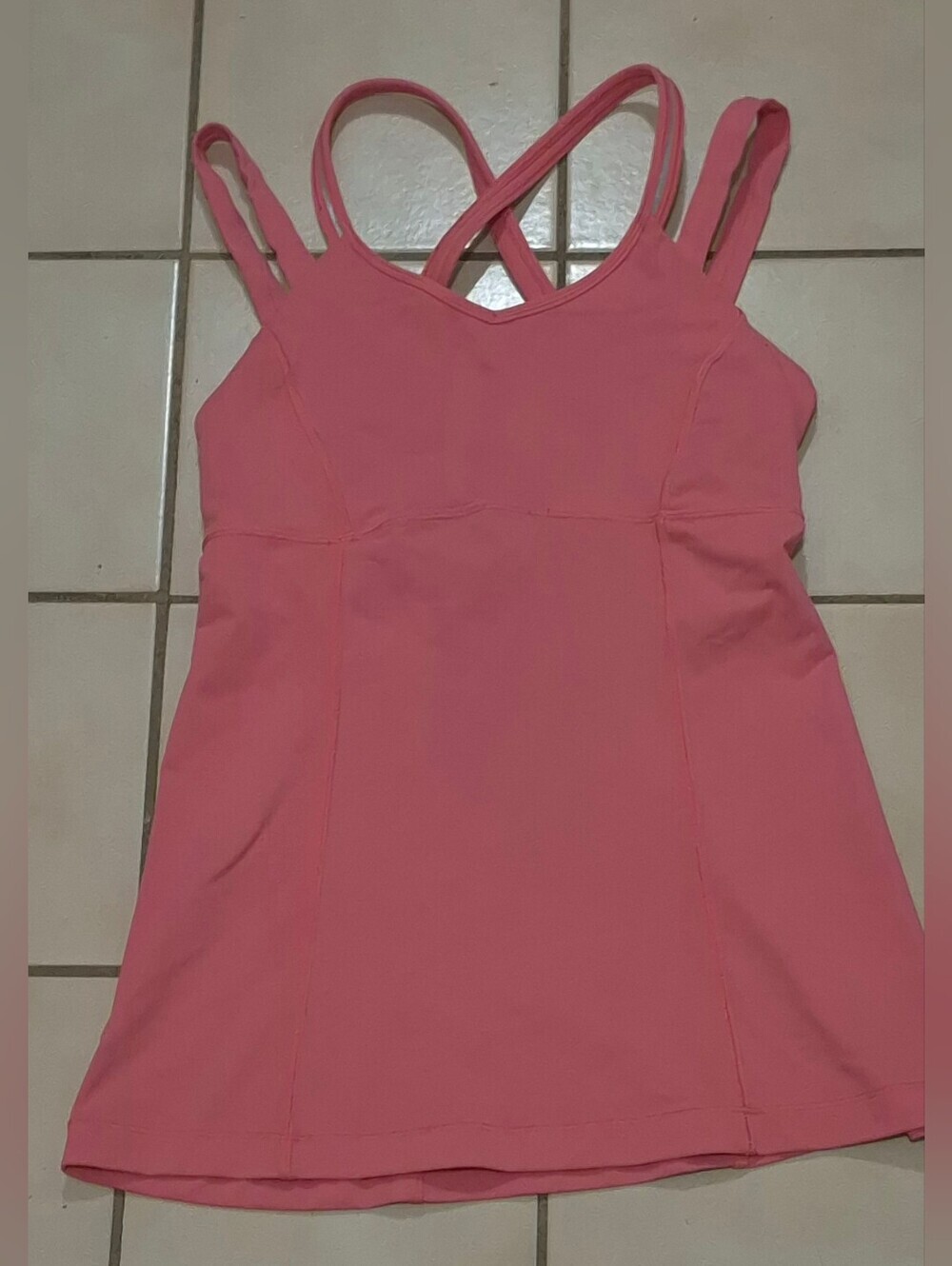 Lululemon Happy Strappy Tank – Pink Lemonade (6)